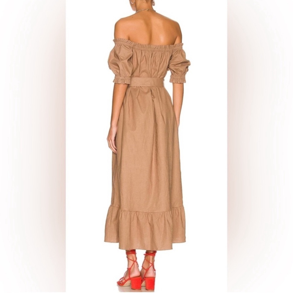 Revolve Tularosa Kami Midi Dress in Hazelnut S - Picture 3 of 8